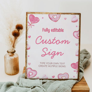 Sweet Celebration Birthday Party Table Sign