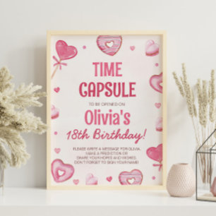 Sweet Celebration Birthday Time Capsule Sign