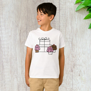 Sweet Celebration Cupcake and Gift Box  T-Shirt