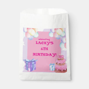 Sweet Celebration: Purple and Pink Birthday Favour Bag