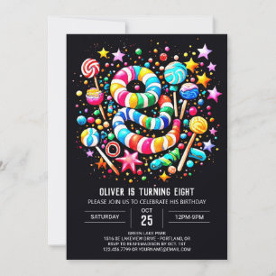 Sweet Celebration Wonderland Birthday Invitation