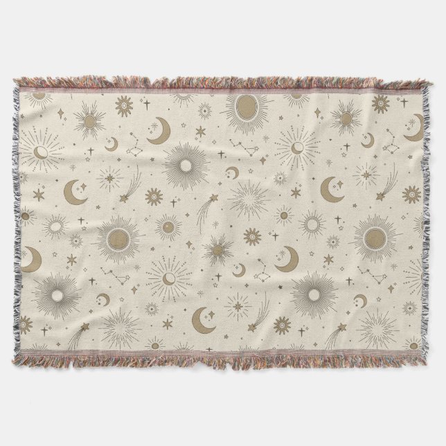 Sweet Celestial Throw Blanket (Front)