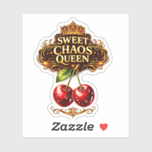 Sweet Chaos Queen Cherry Sticker