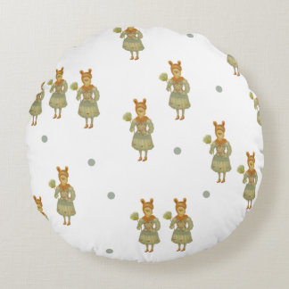 Sweet Character Round Cushion