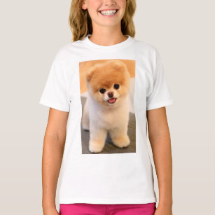 Sweet Charming Pomeranian Unique Girls' T-Shirt. T-Shirt
