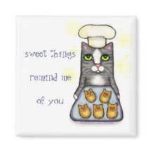 Sweet Chef Cat Baking