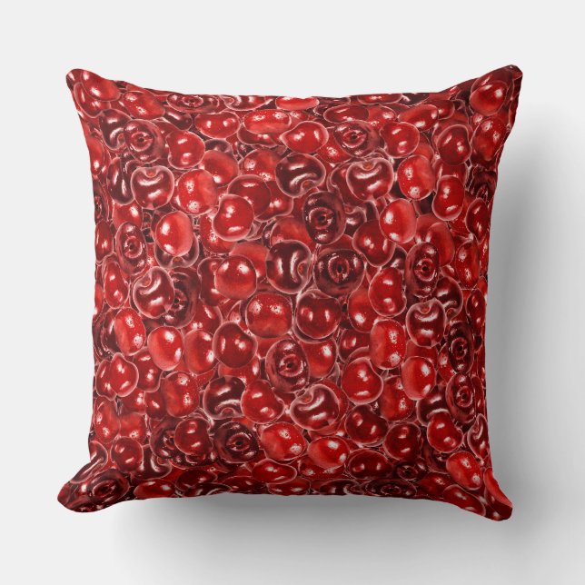 Sweet Cherries Cushion (Front)