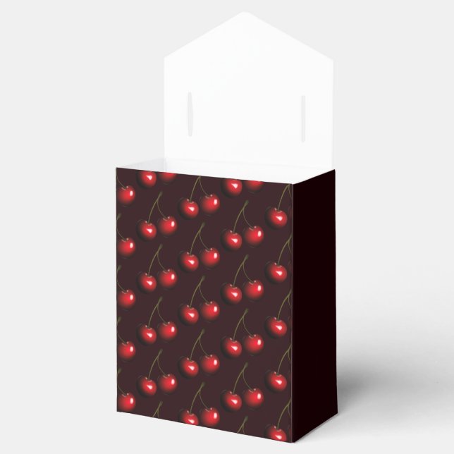 Sweet Cherries Favour Box (Opened)