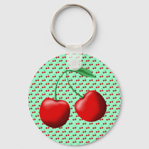Sweet Cherries Key Ring