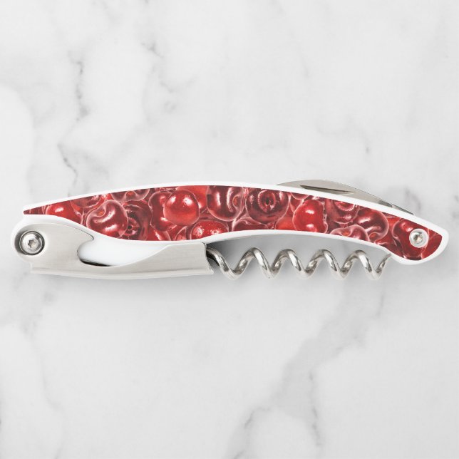 Sweet Cherries Pattern Corkscrew (Front)