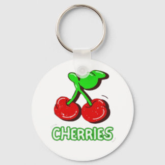 • Sweet Cherries Pop Art Key Ring