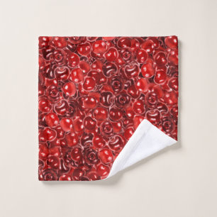 Sweet Cherries Wash Cloth