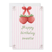 Sweet Cherry Birthday – Pink & White Elegance