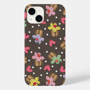 Sweet Cherry Cupcakes Confectionery Bakery Cute Case-Mate iPhone 14 Case