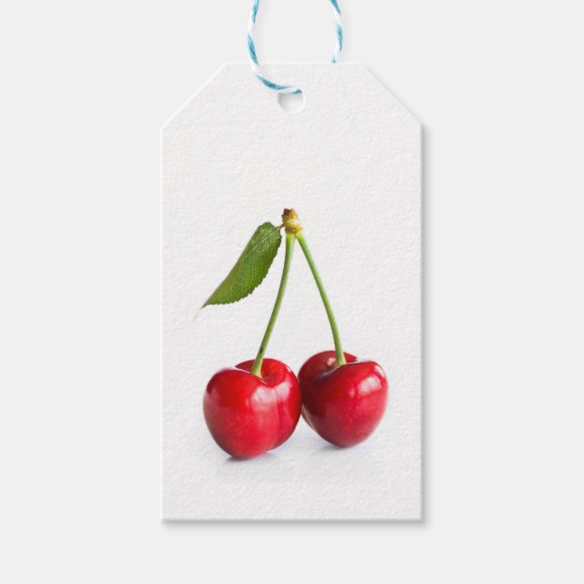 Sweet cherry gift tags (Front)