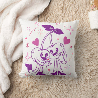 Sweet Cherry Lovers – Fun Romantic Aesthetic Art Cushion