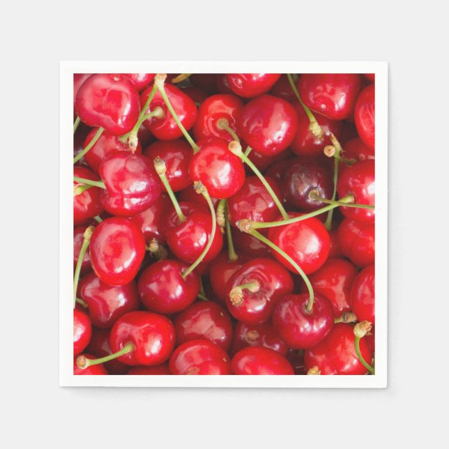 Sweet cherry napkin (Front)