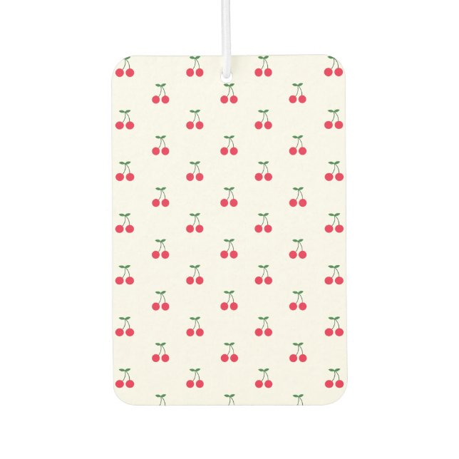 Sweet Cherry Pattern Air Freshener (Front)