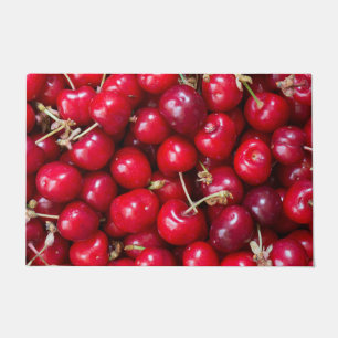 Sweet cherry pattern doormat