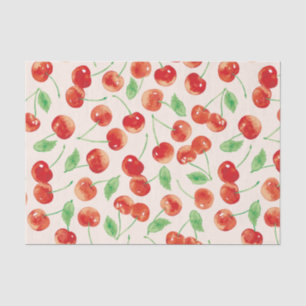 Sweet cherry pattern tissue paper
