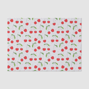 Sweet cherry pattern tissue paper
