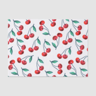 Sweet cherry pattern tissue paper