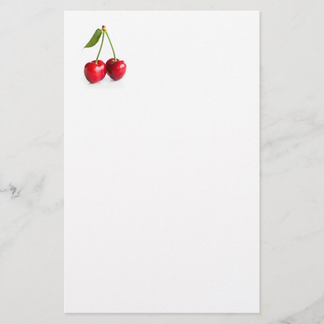 Sweet cherry stationery (Front)