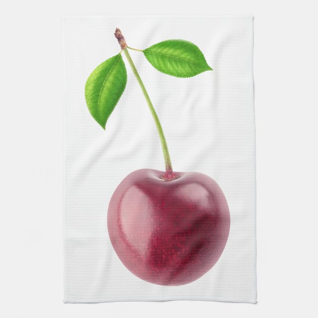 Sweet cherry tea towel (Vertical)