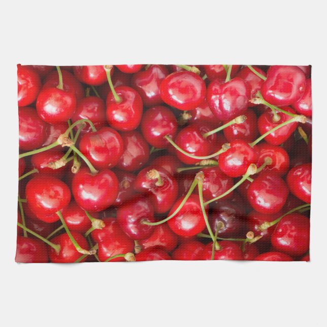 Sweet cherry tea towel (Horizontal)