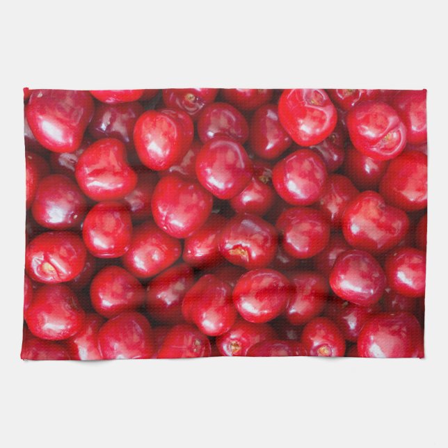 Sweet cherry tea towel (Horizontal)