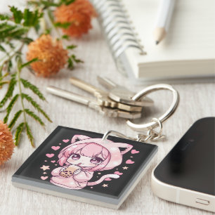 Sweet Chibi Mood Key Ring