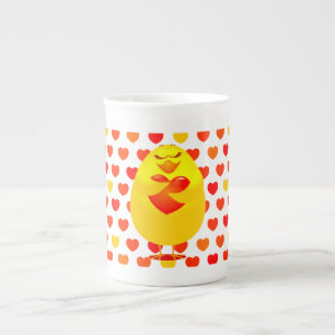 Sweet chick in love, china mug