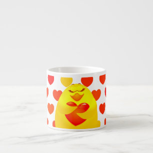 Sweet chick in love, espresso mug