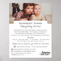 Sweet Children Babysitter, Daycare, Nursery Advert