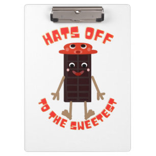 Sweet Choco-Bar Buddy: Kawaii Chocolate Bar in a R Clipboard