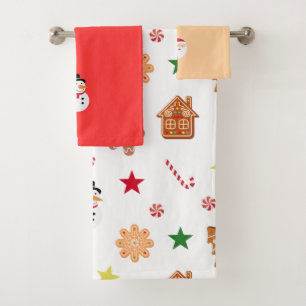 Sweet Christmas Bath Towel Set