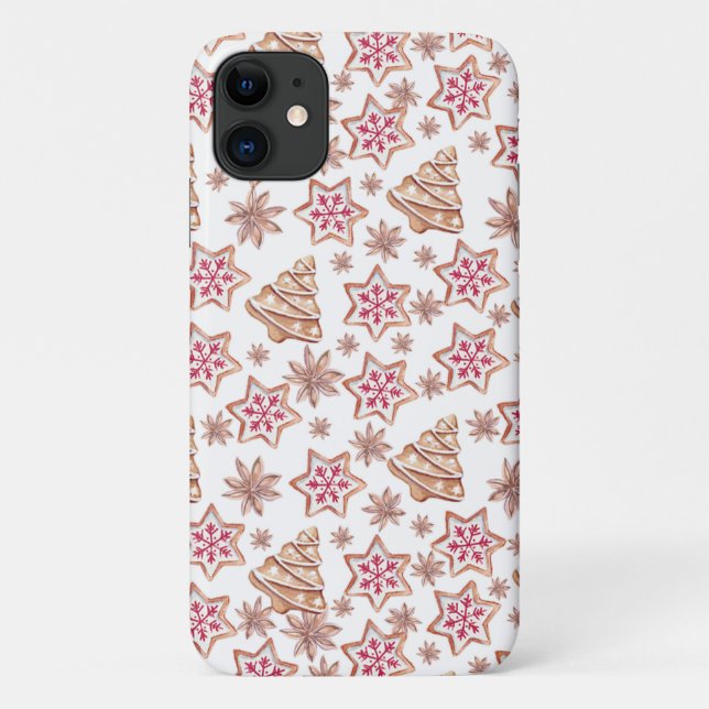 Sweet Christmas Cookies Pattern Case-Mate iPhone Case (Back)