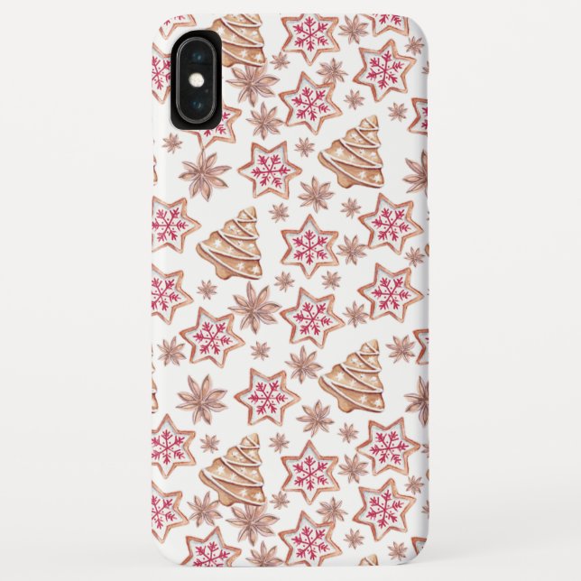 Sweet Christmas Cookies Pattern Case-Mate iPhone Case (Back)