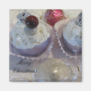 Sweet Christmas Cupcakes Magnet