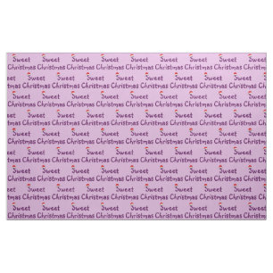 Sweet Christmas Pattern Fabric