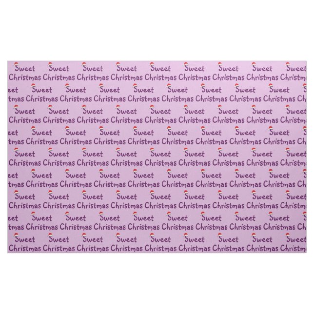 Sweet Christmas Pattern Fabric (Fat Quarter)
