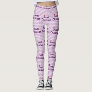 Sweet Christmas Pattern Leggings