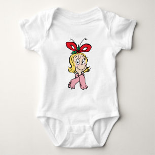 Sweet Cindy Lou Who Portrait Baby Bodysuit