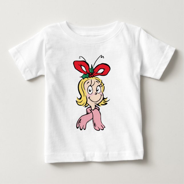 Sweet Cindy Lou Who Portrait Baby T-Shirt (Front)