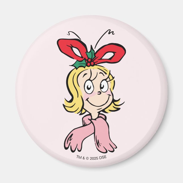 Sweet Cindy Lou Who Portrait Magnet (Front)