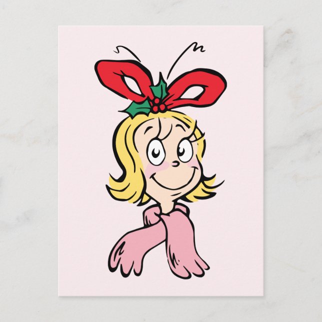 Sweet Cindy Lou Who Portrait Postcard (Front)