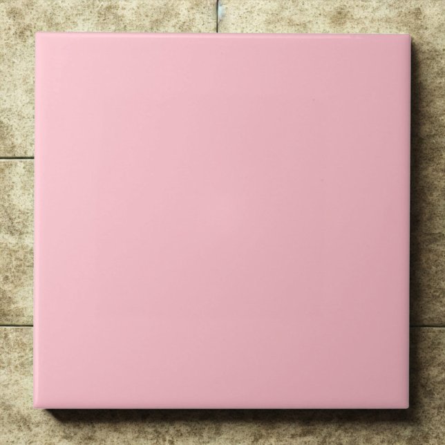 Sweet Classic Pink Delight #ffc0cb Ceramic Tile (Creator Uploaded)