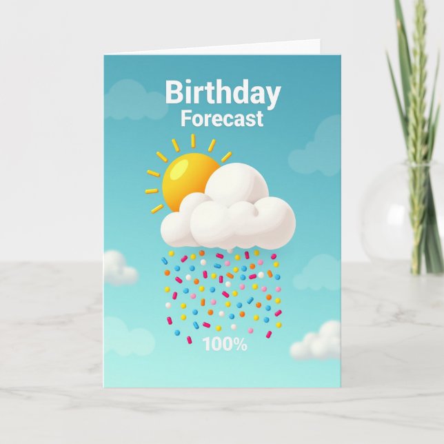Sweet Cloud Shower Card (Front)