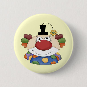 Sweet Clown Face 6 Cm Round Badge