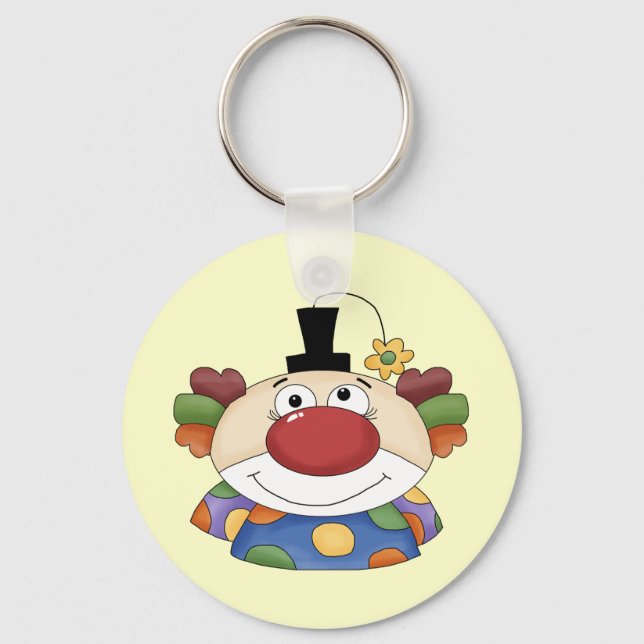 Sweet Clown Face Key Ring (Front)